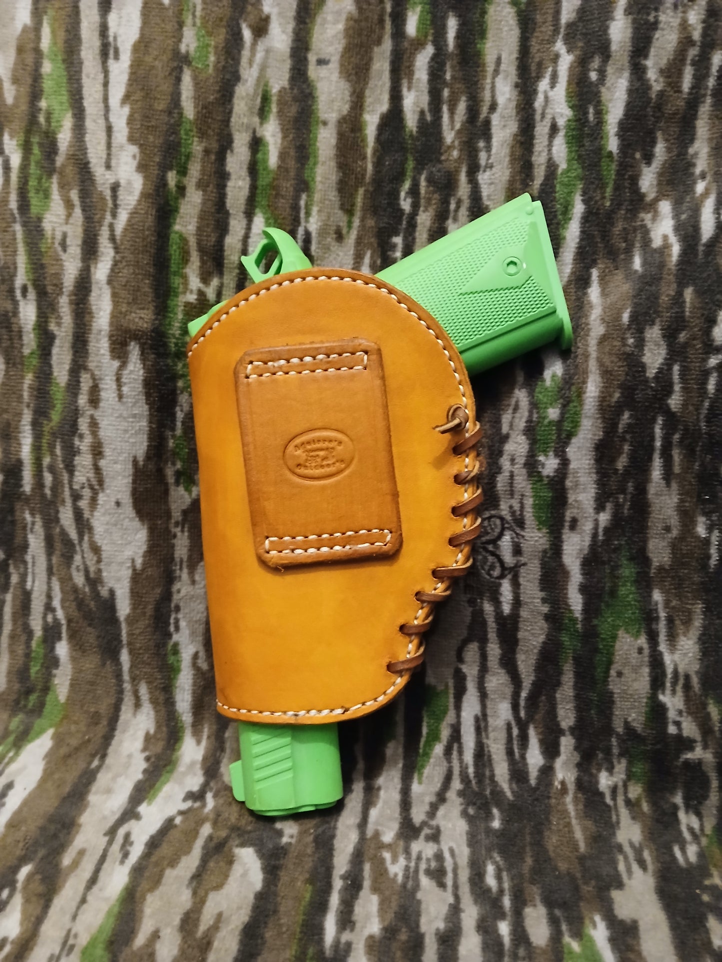 Saddle tan holster (small)
