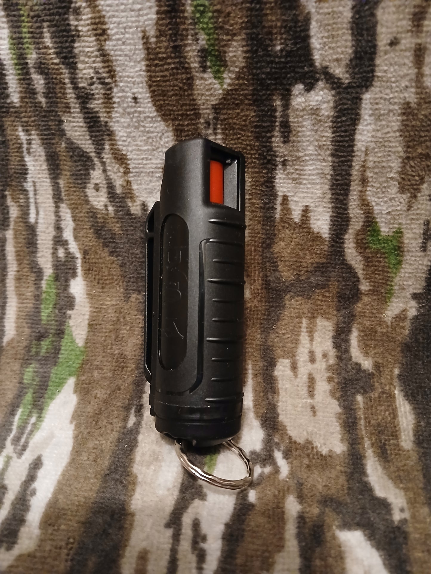 Hunter green safety keychain