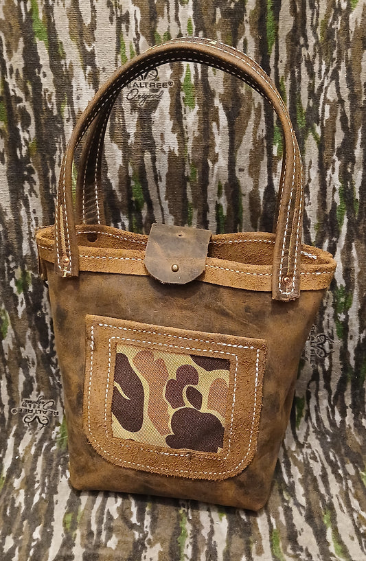 Leather/canvas bag