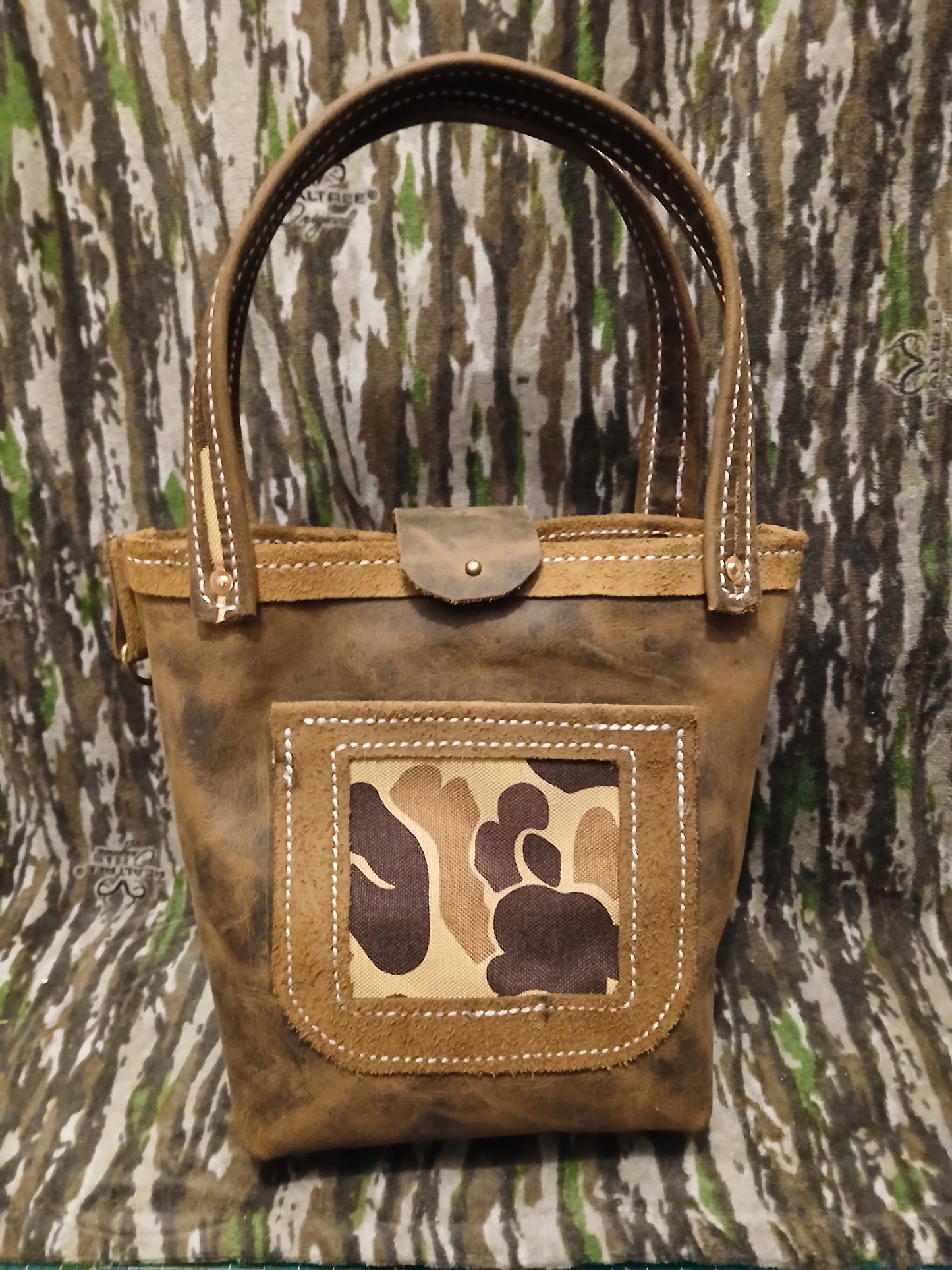 Leather/canvas bag