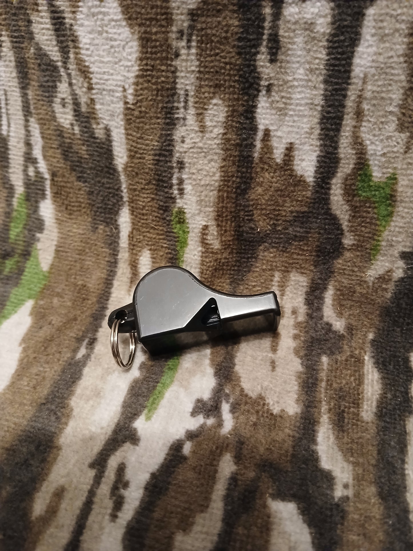 Hunter green safety keychain