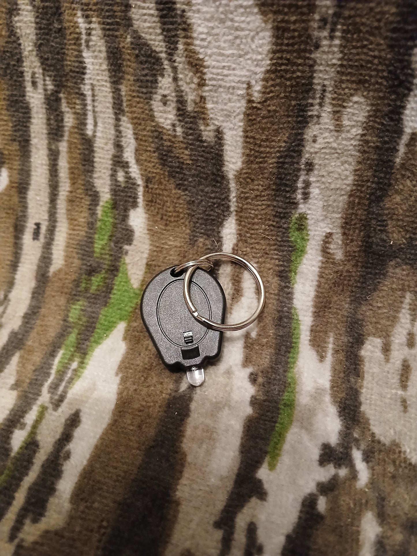 Hunter green safety keychain