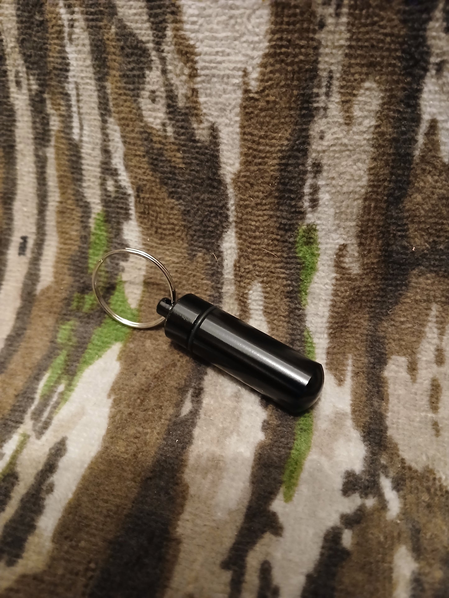 Hunter green safety keychain
